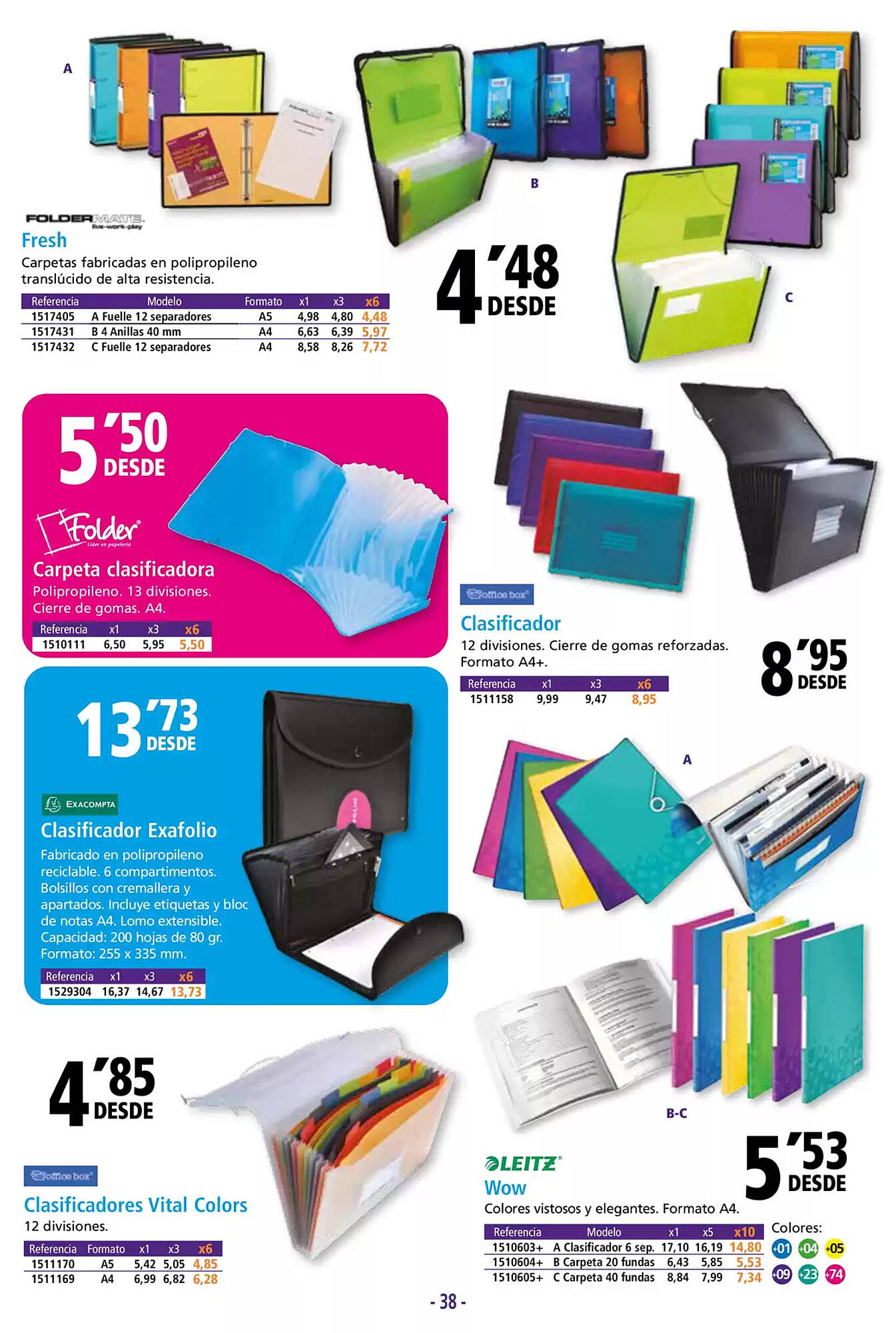 Folleto Folder Página 38