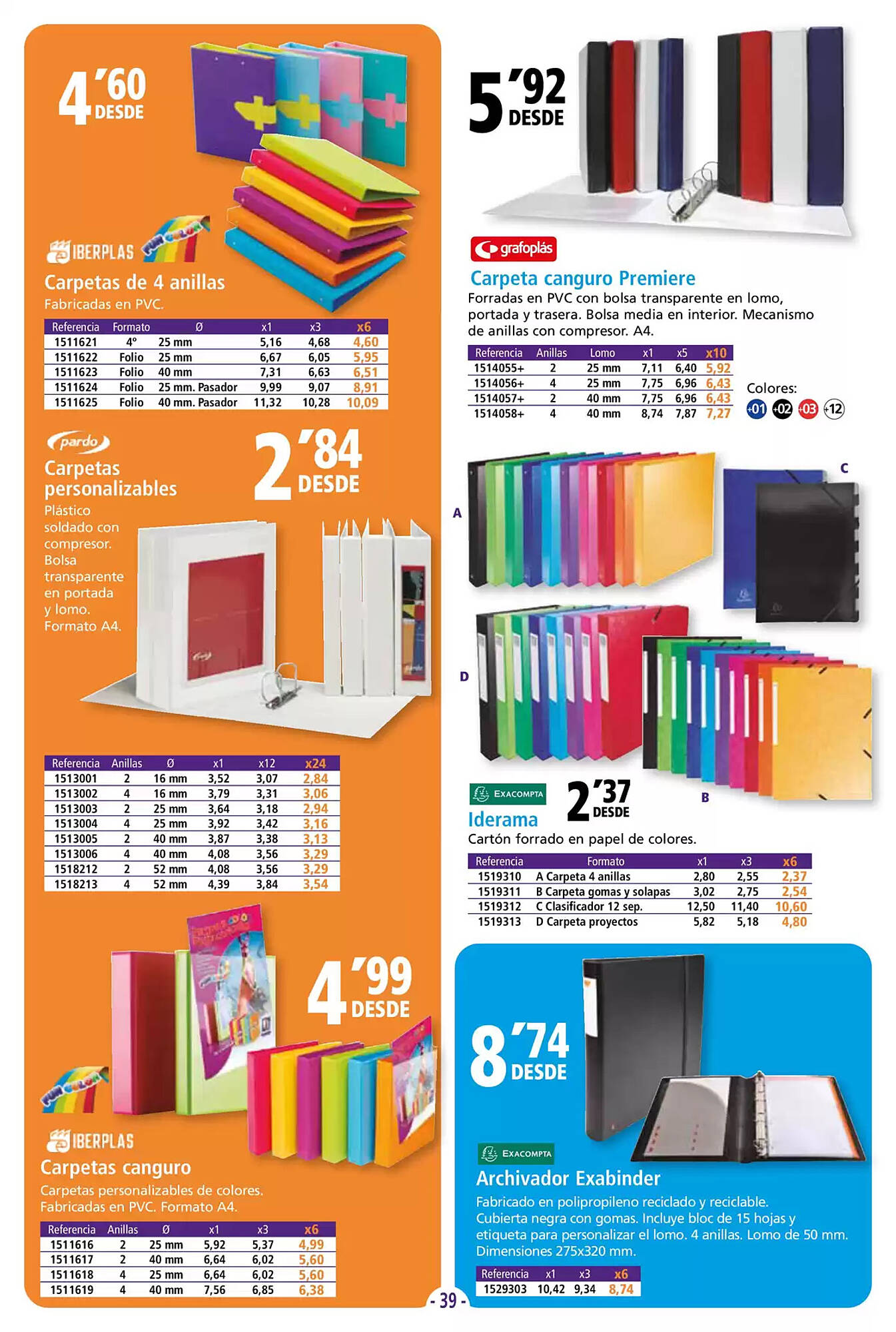 Folleto Folder Página 39