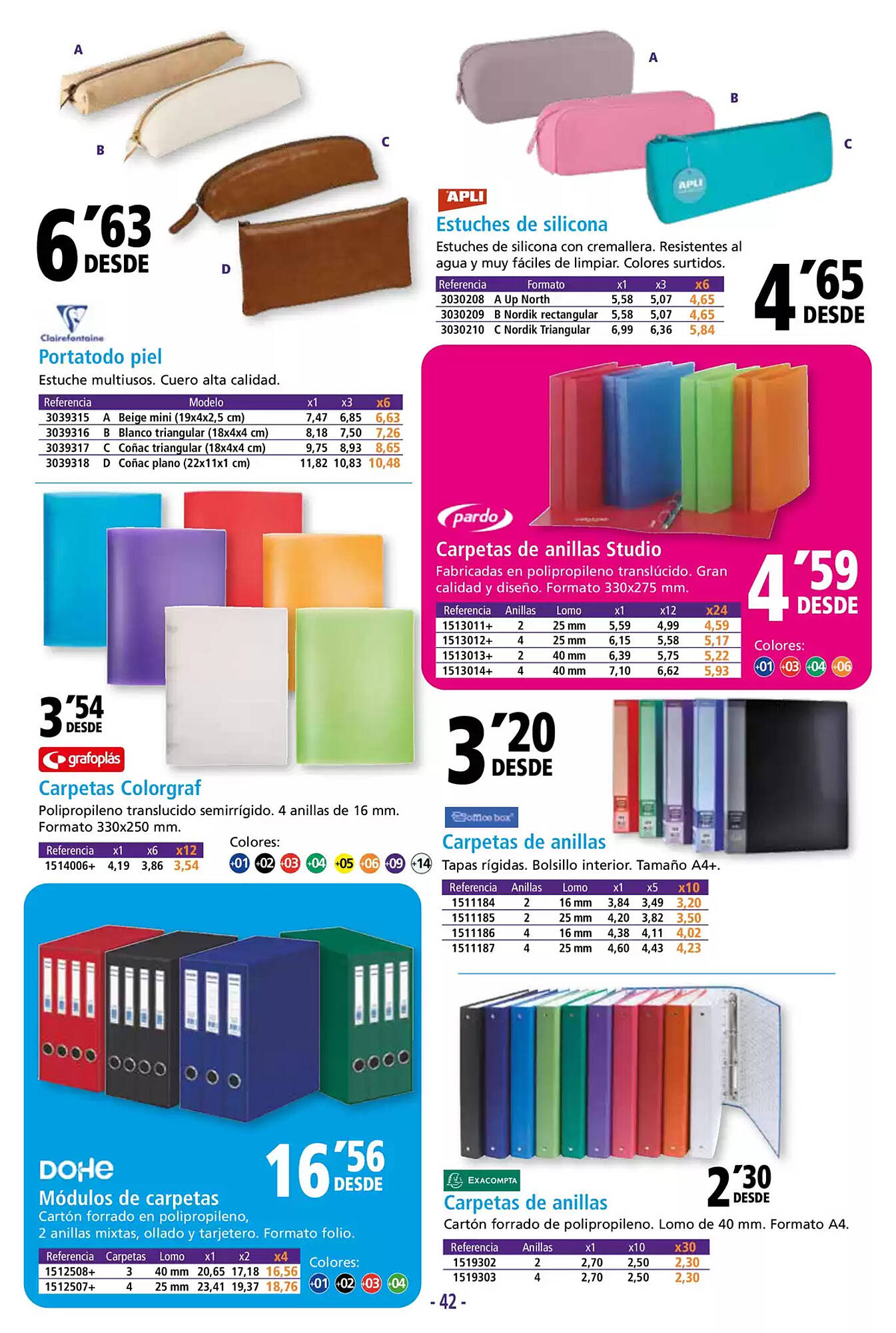 Folleto Folder Página 42