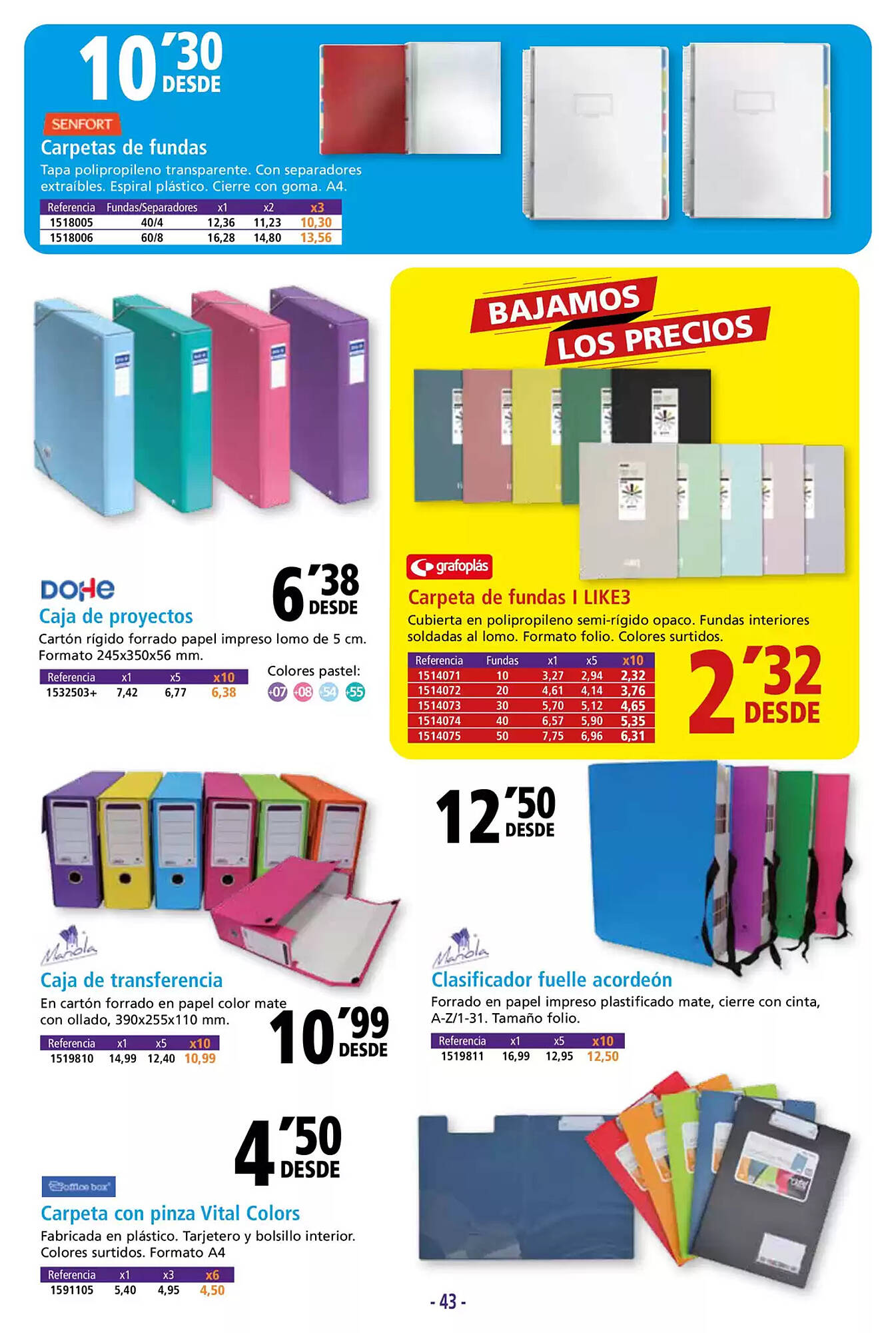 Folleto Folder Página 43