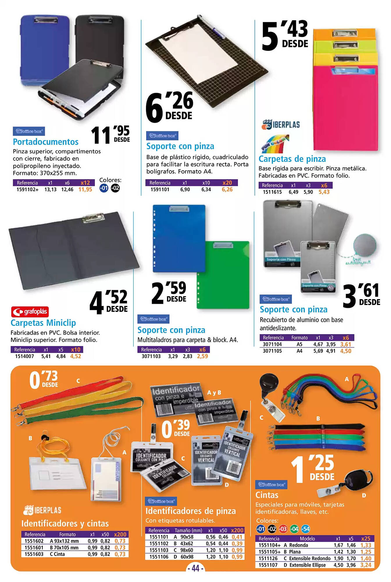 Folleto Folder Página 44