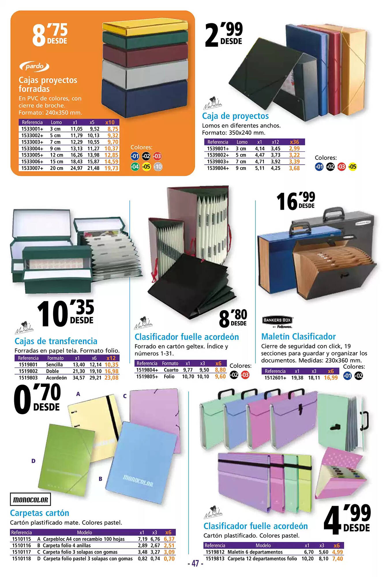 Folleto Folder Página 47