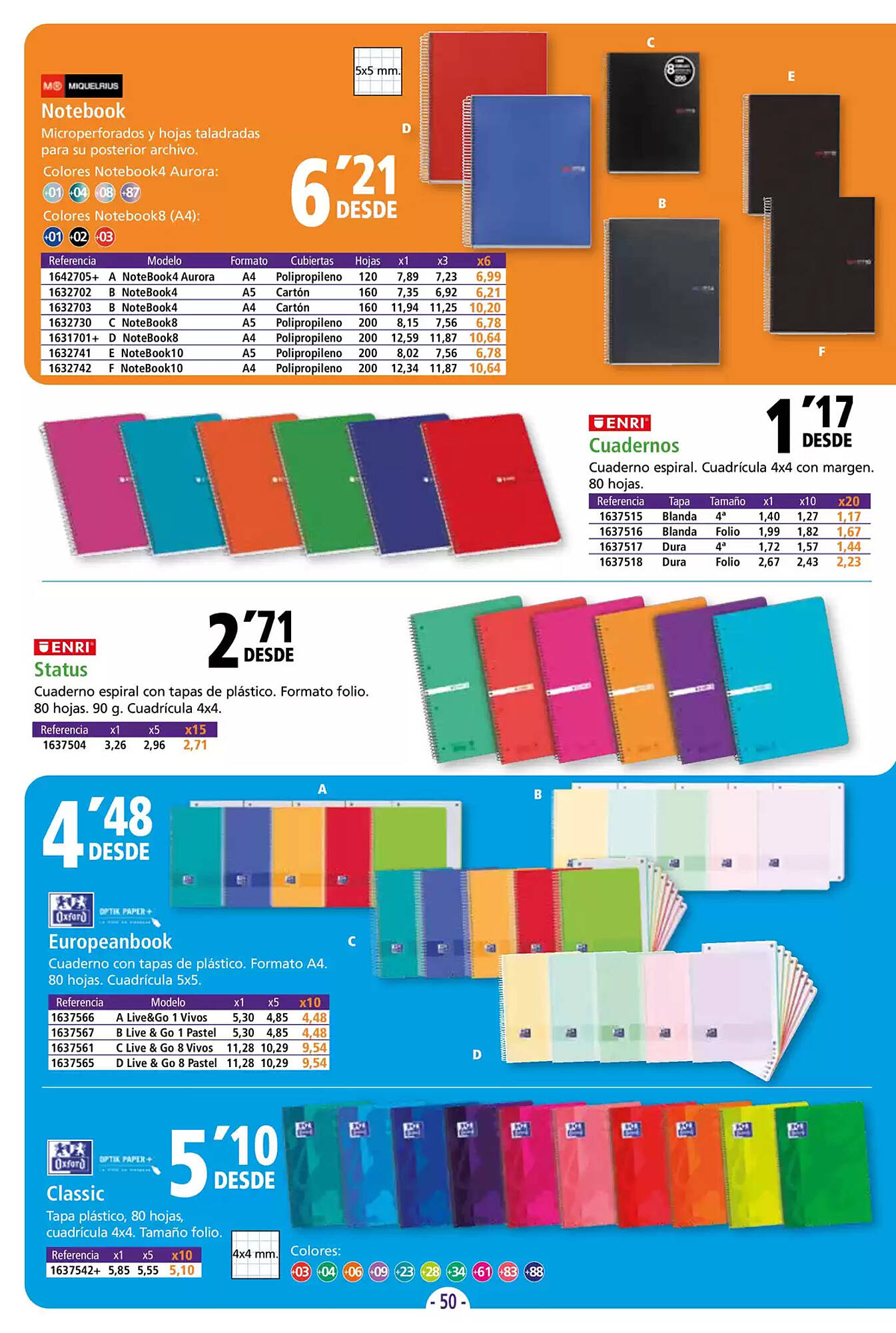 Folleto Folder Página 50