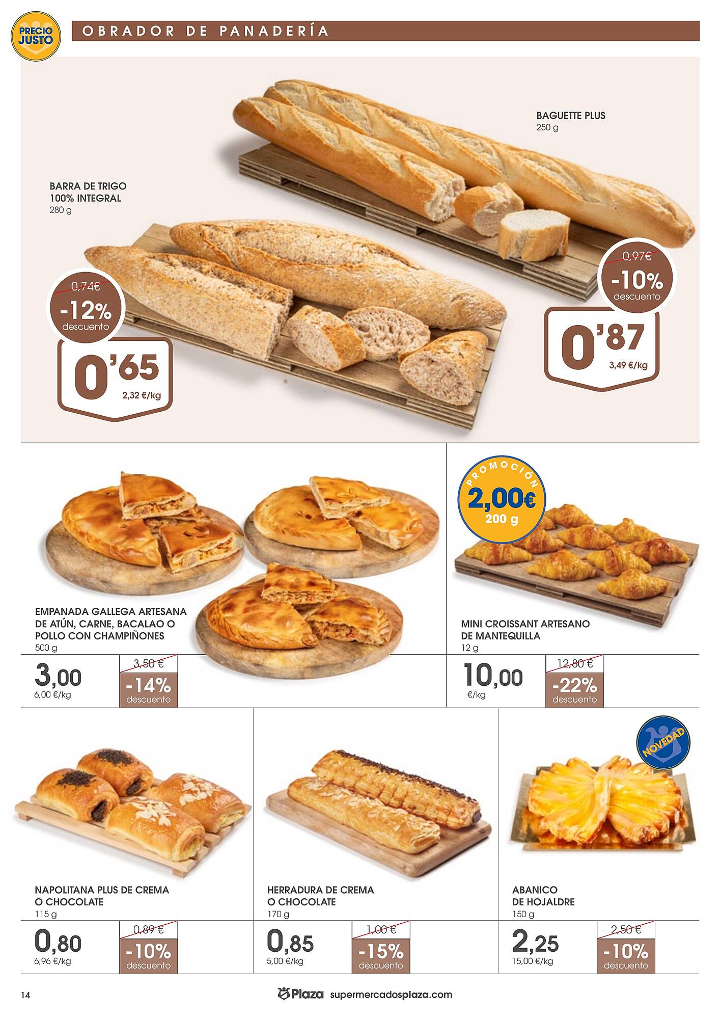 Folleto Supermercados Plaza Página 14