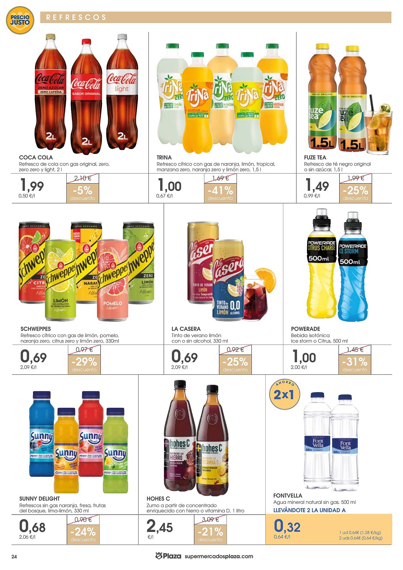 Folleto Supermercados Plaza Página 24