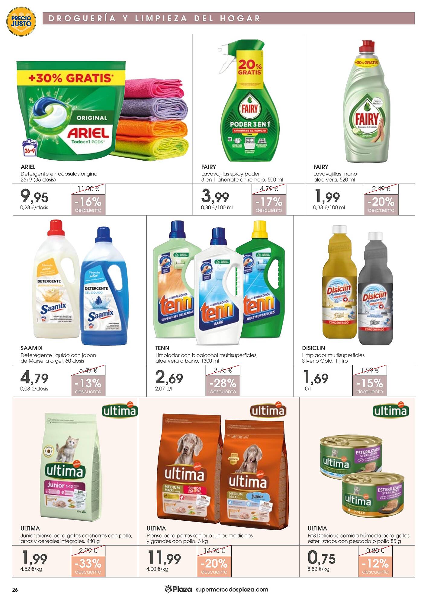 Folleto Supermercados Plaza Página 26