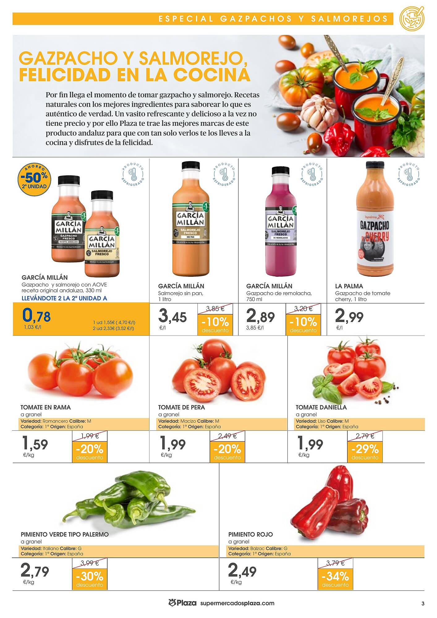 Folleto Supermercados Plaza Página 3