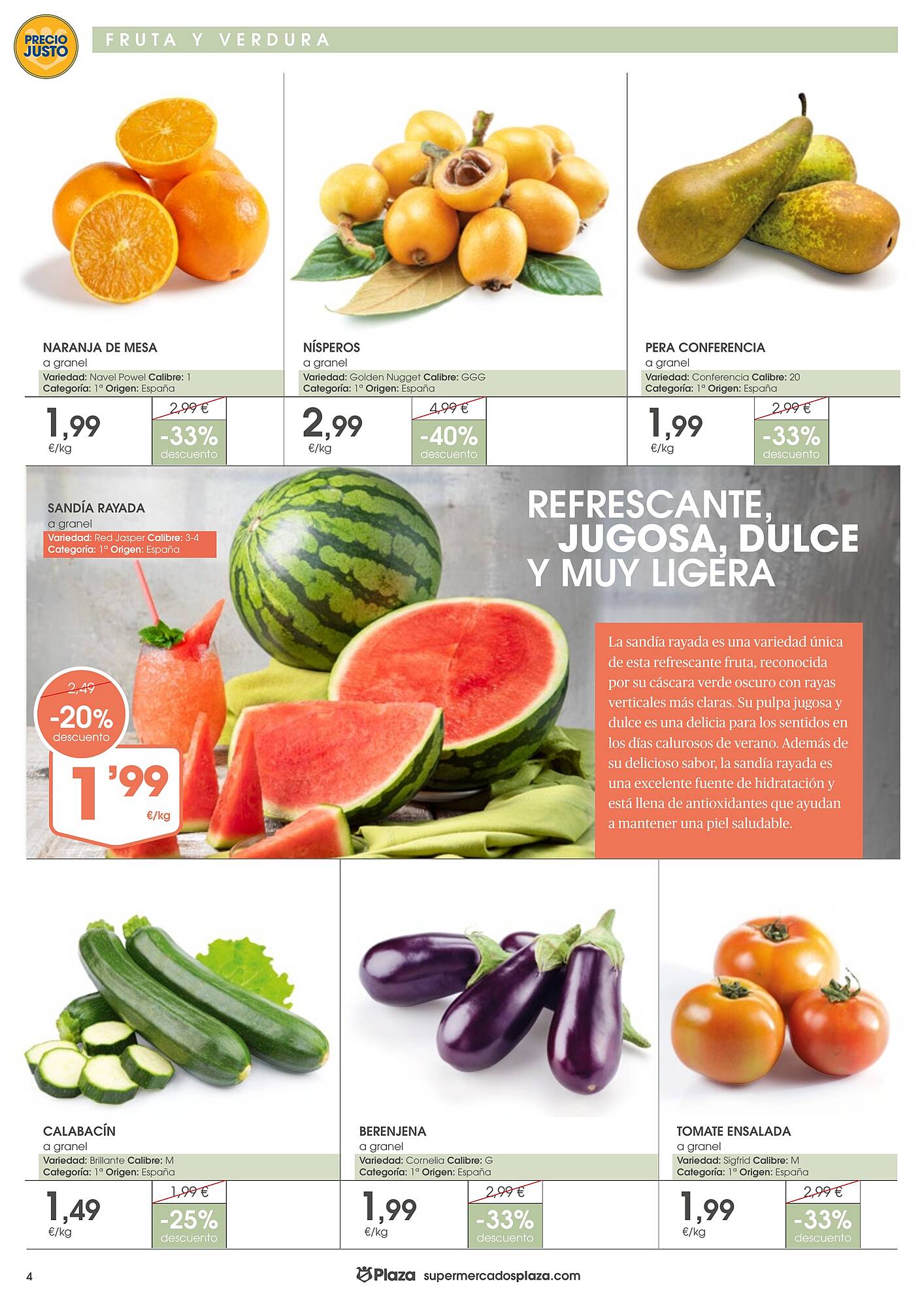 Folleto Supermercados Plaza Página 4
