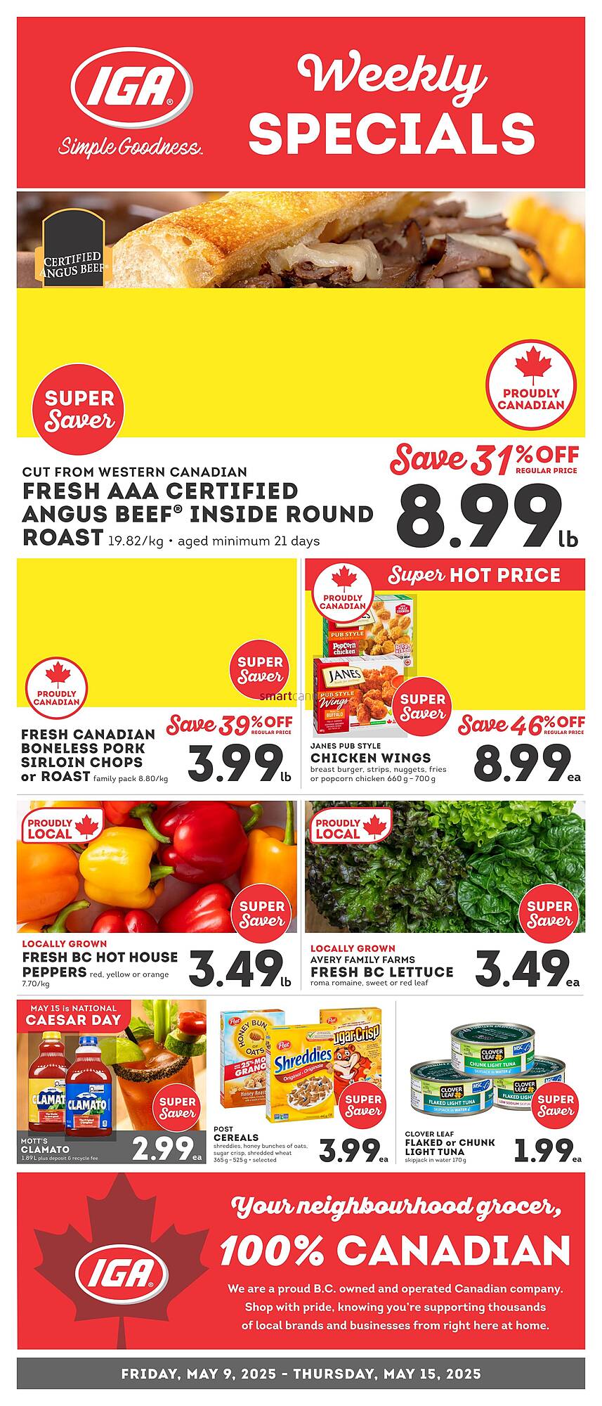 IGA flyer week 19 Page 1