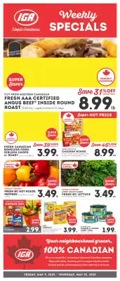 IGA flyer (valid until 15-05)