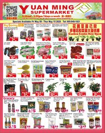 Yuan Ming Supermarket flyer week 19 Page 1