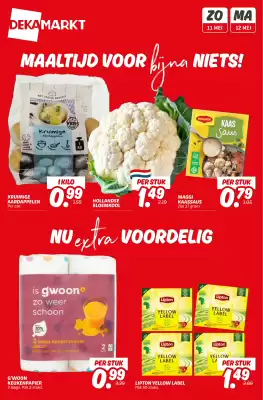 Dekamarkt folder - Nu of Nooit voordeel (geldig t/m 12-05)