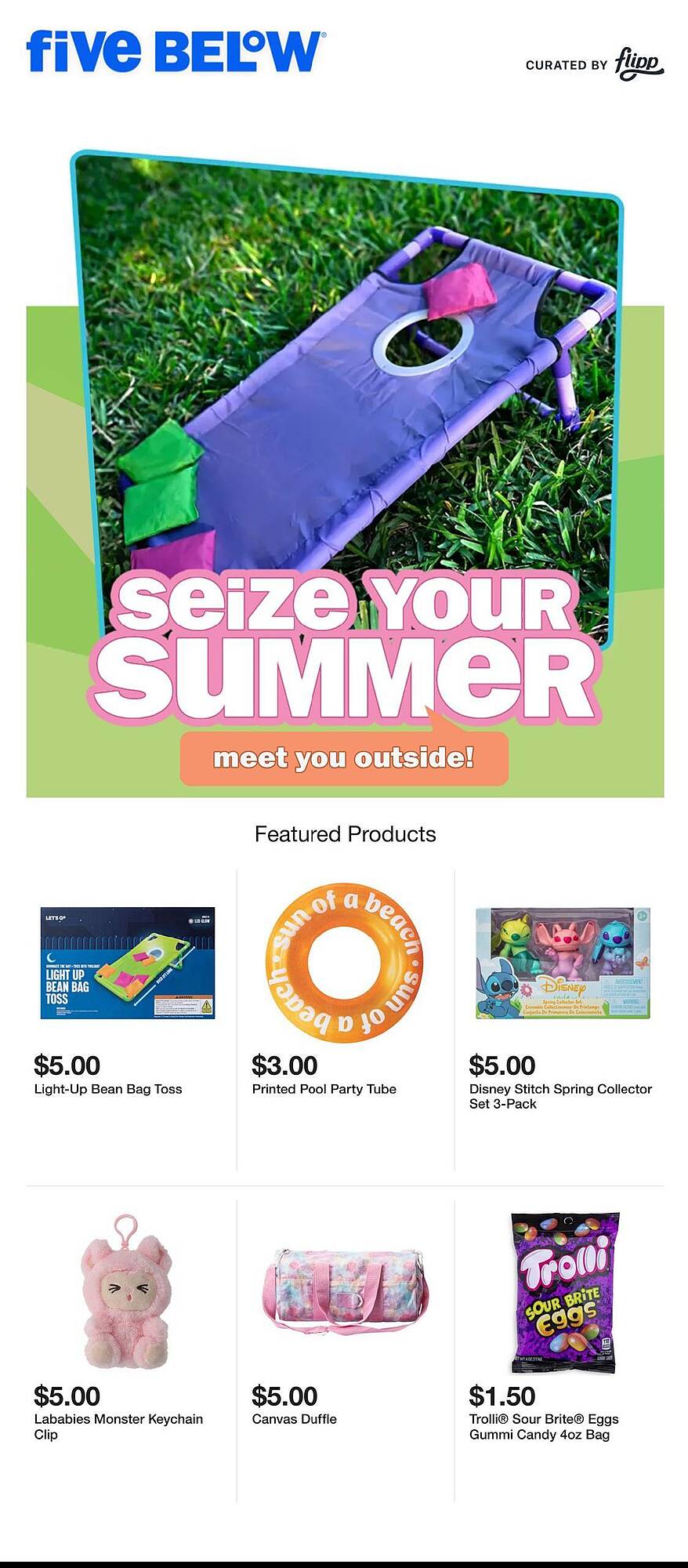 Five Below Weekly Ad week 19 Page 1