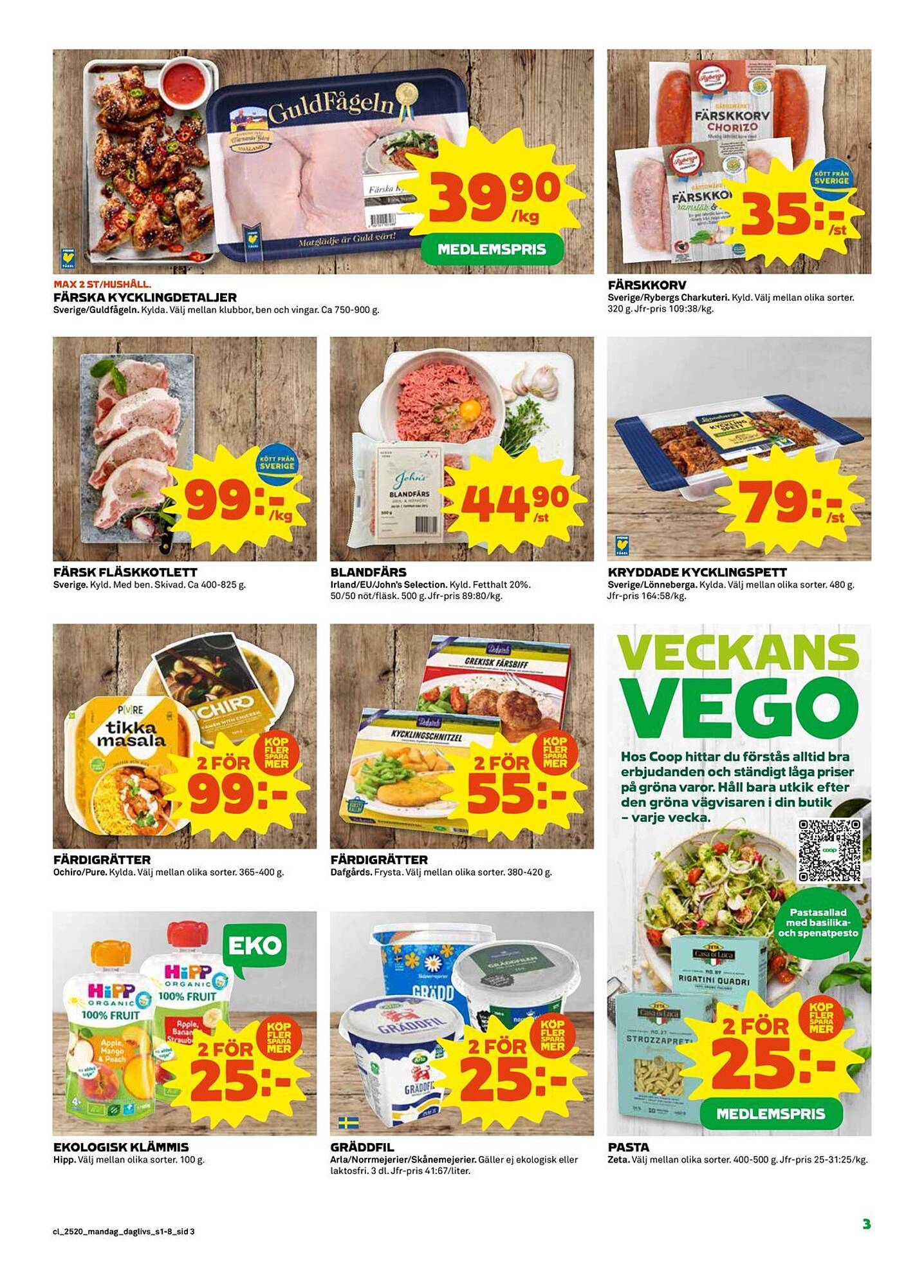 Coop Daglivs reklamblad vecka 20 Sida 3