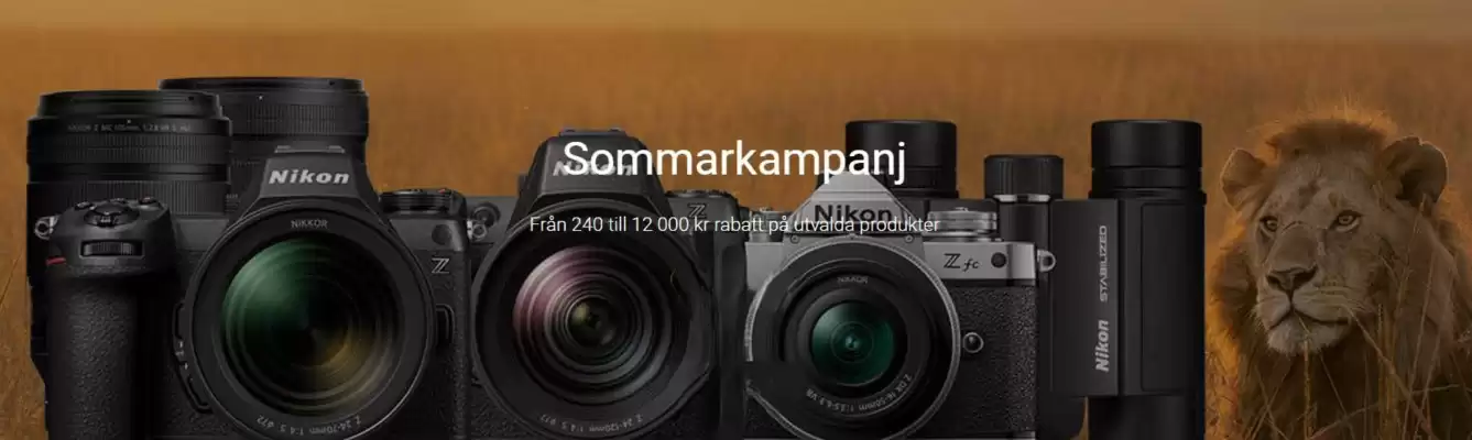 Nikon reklamblad (giltig till och med 14-05)