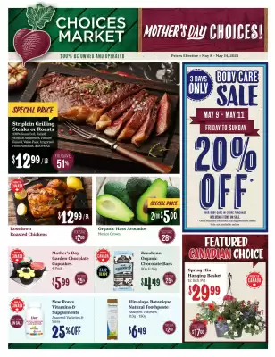 Choices Market flyer (valid until 14-05)