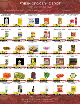 Fresh Grocery Depot flyer (valid until 14-05)