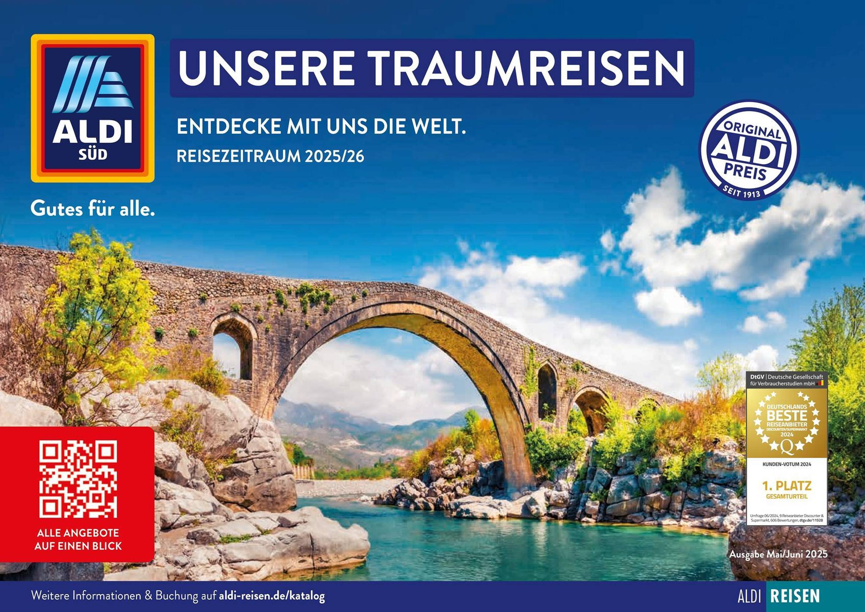 Aldi Süd Reisen Prospekt Seite 1