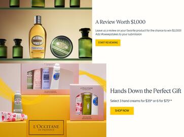 L'Occitane flyer Page 1