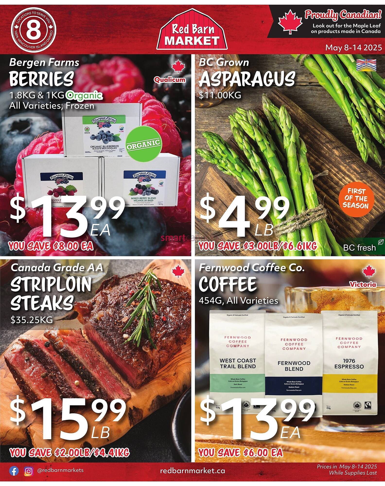 Red Barn Market flyer Page 1
