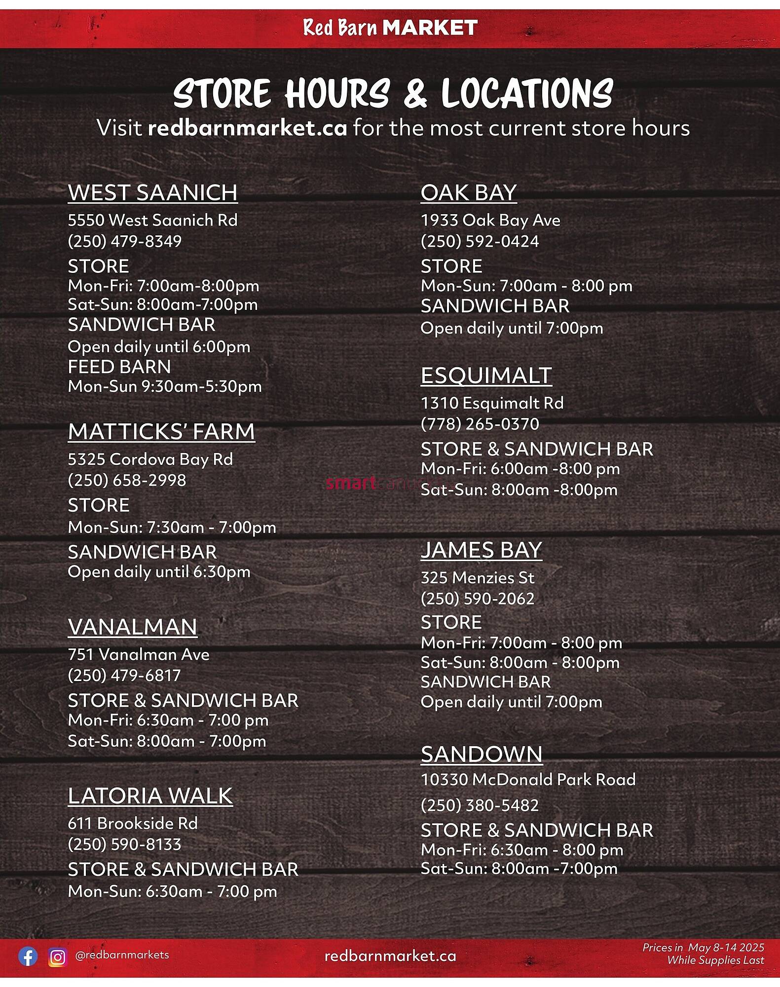 Red Barn Market flyer Page 8