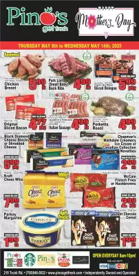 Pino's flyer (valid until 19-05)