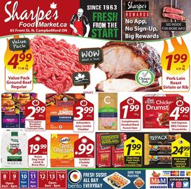 Sharpe's Food Market flyer Page 1