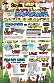 Surplus Herby's flyer Page 1
