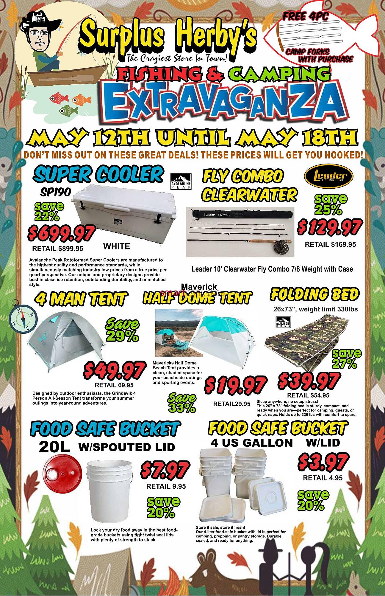 Surplus Herby's flyer Page 1