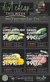 The Root Cellar flyer Page 1