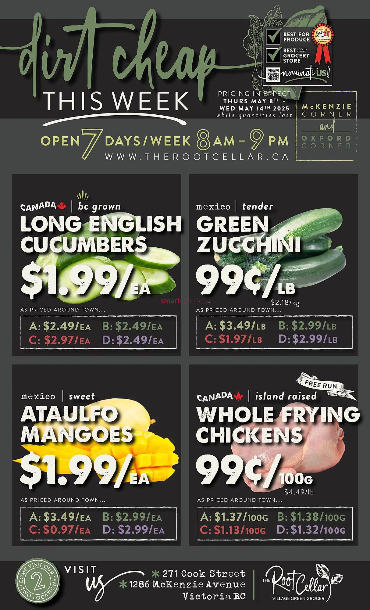 The Root Cellar flyer Page 1