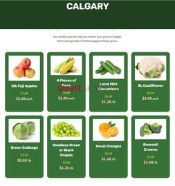 H&W Produce flyer Page 1