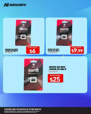 Catálogo Novicompu (válido hasta 31-05)