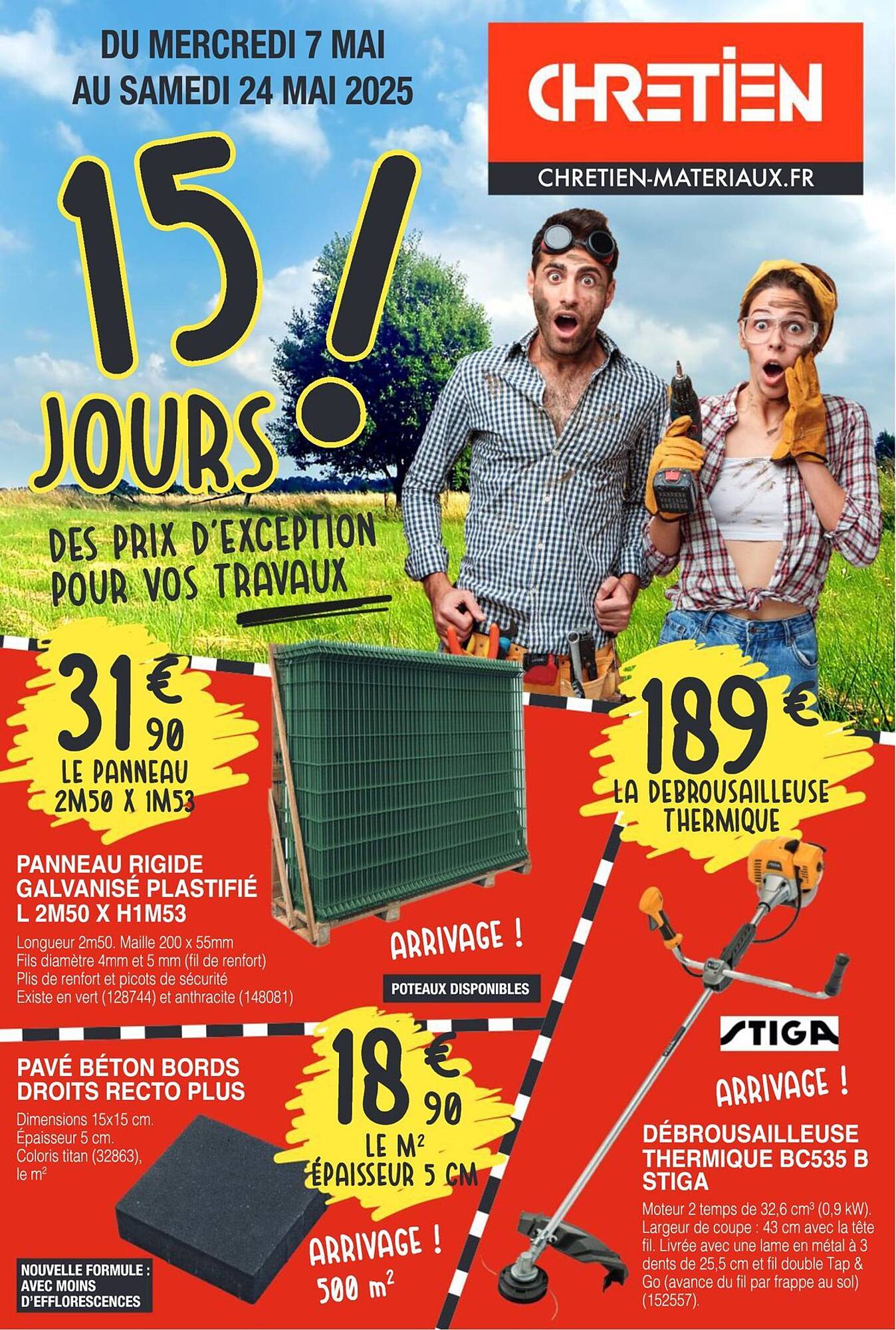 Catalogue Chretien Matériaux page 1