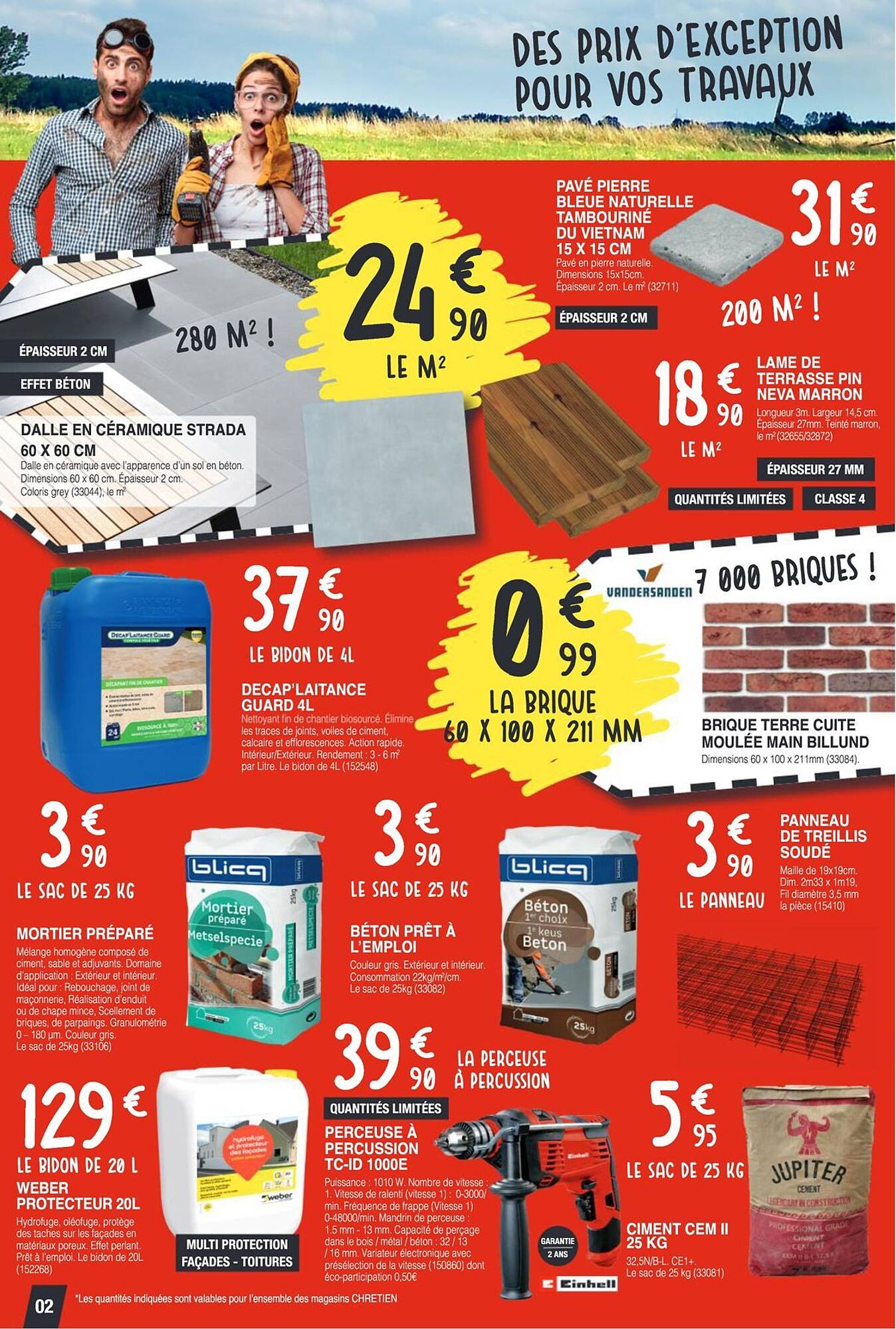 Catalogue Chretien Matériaux page 2