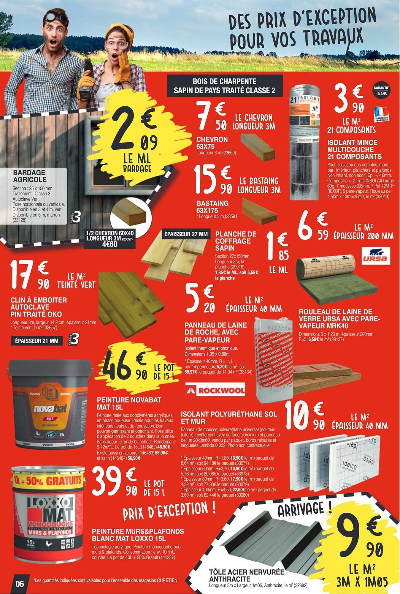 Catalogue Chretien Matériaux page 6
