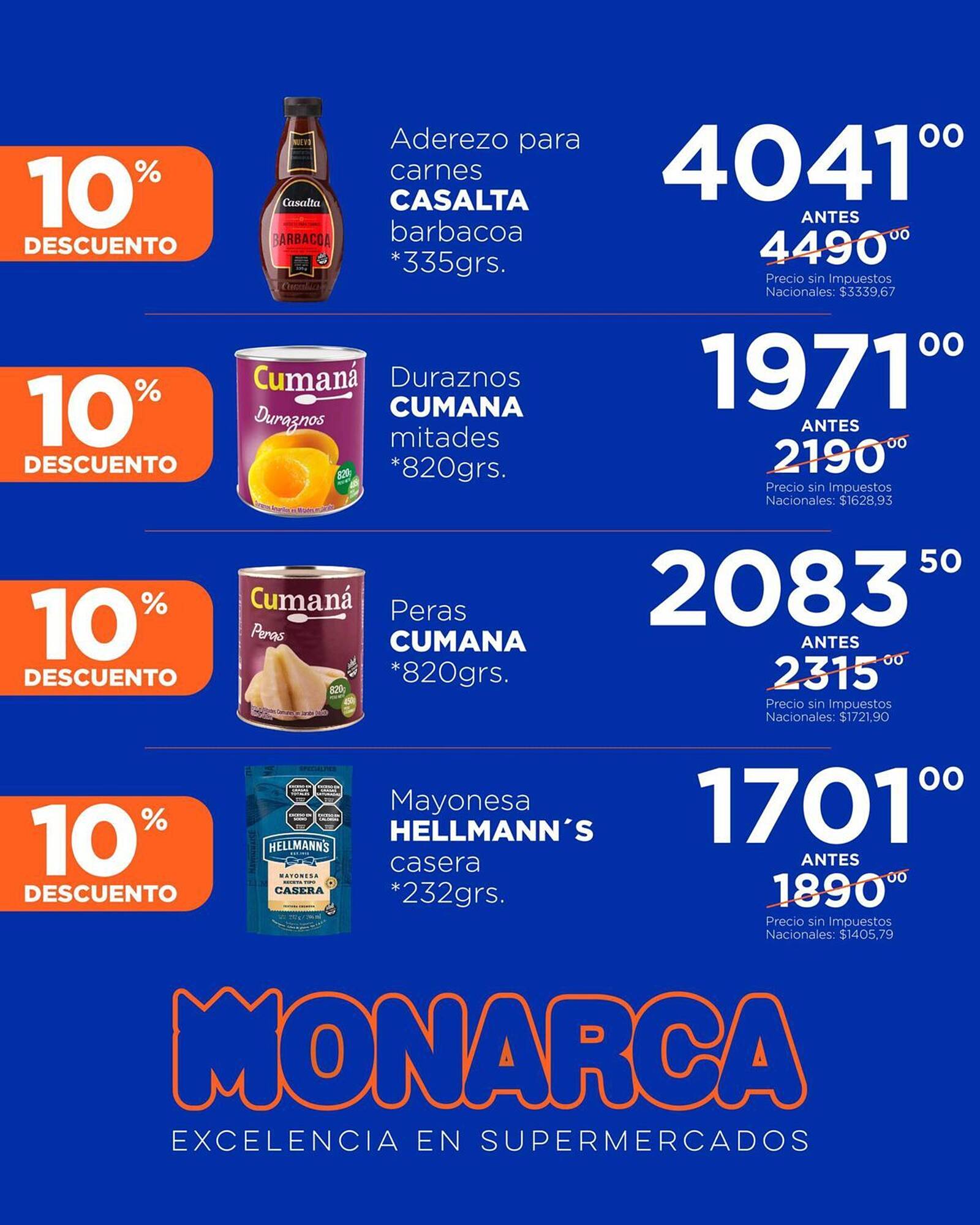 Catálogo Supermercados Monarca Página 3