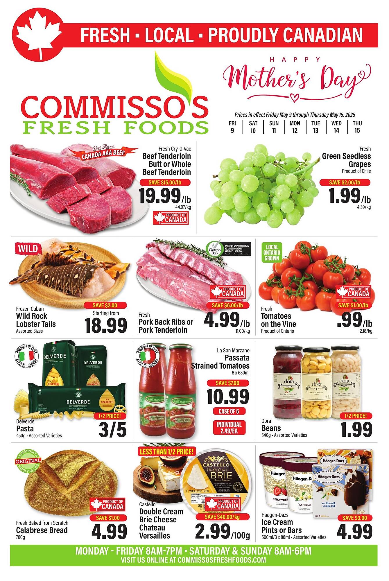 Commisso's Fresh Foods flyer week 19 Page 1