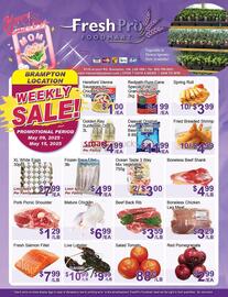 FreshPro Foodmart flyer week 19 Page 1