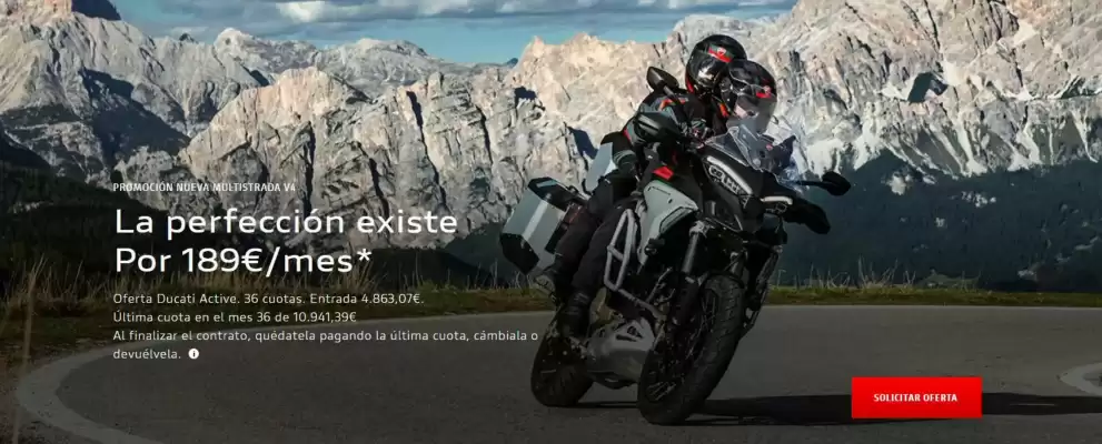 Folleto Ducati (válido hasta el 31-05)