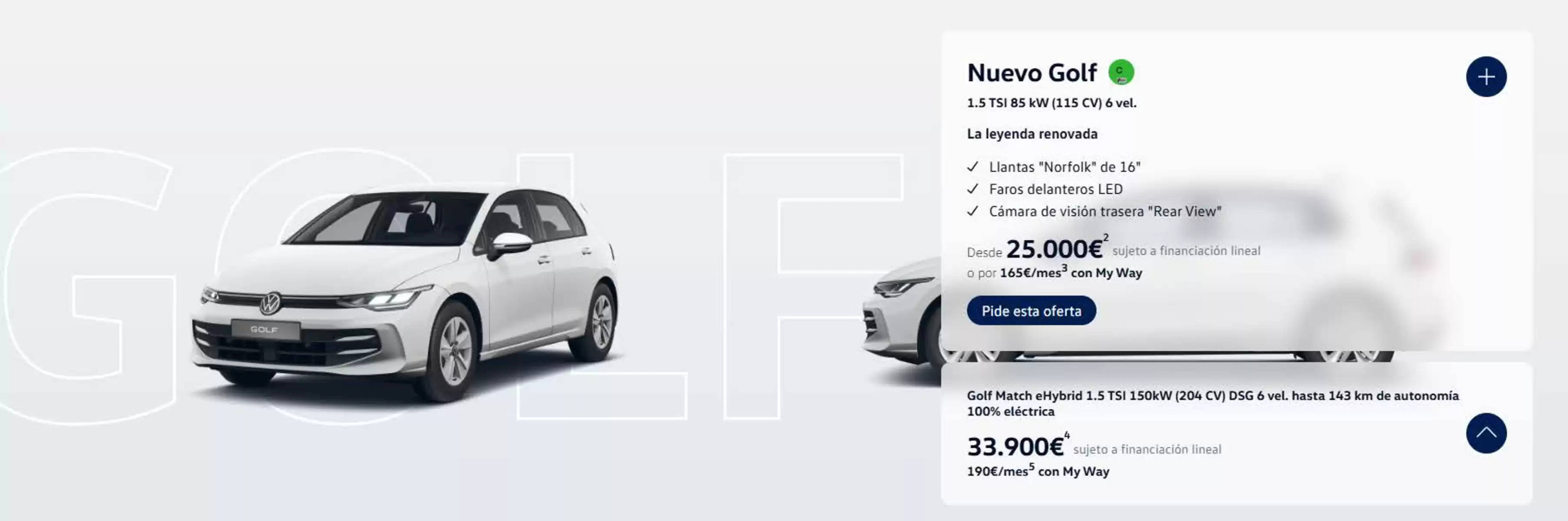 Folleto Volkswagen Página 1