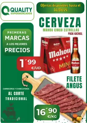 Folleto Quality Supermercados (válido hasta el 2-06)
