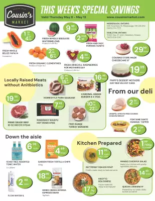 Cousin's Market flyer (valid until 15-05)