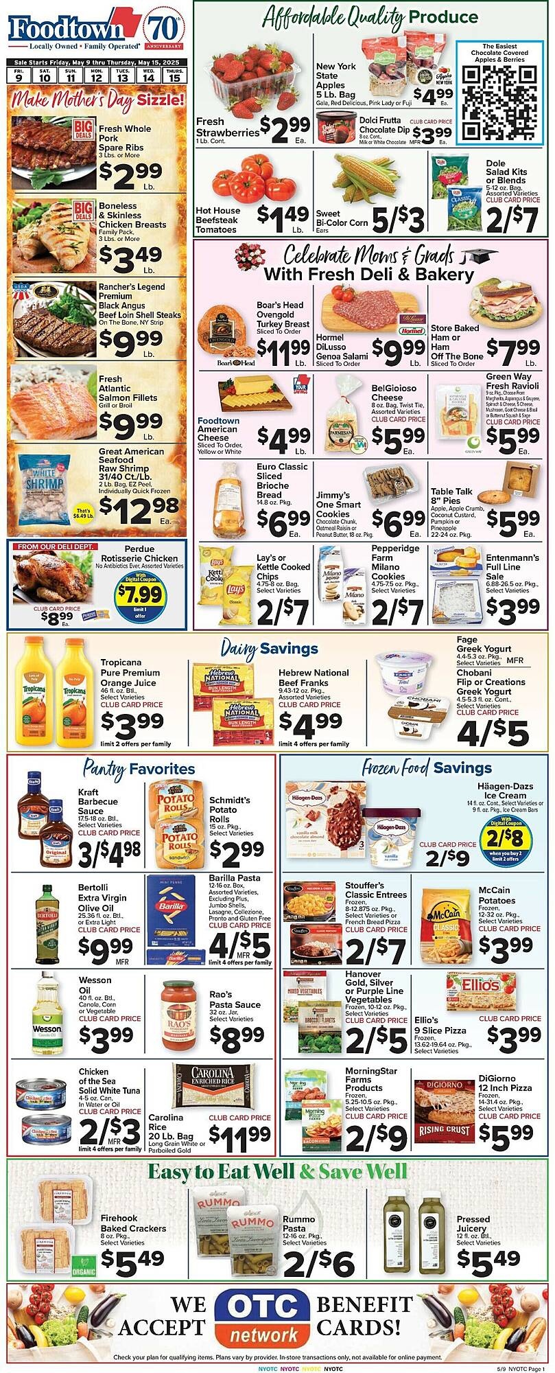 Foodtown supermarkets Weekly Ad week 19 Page 1