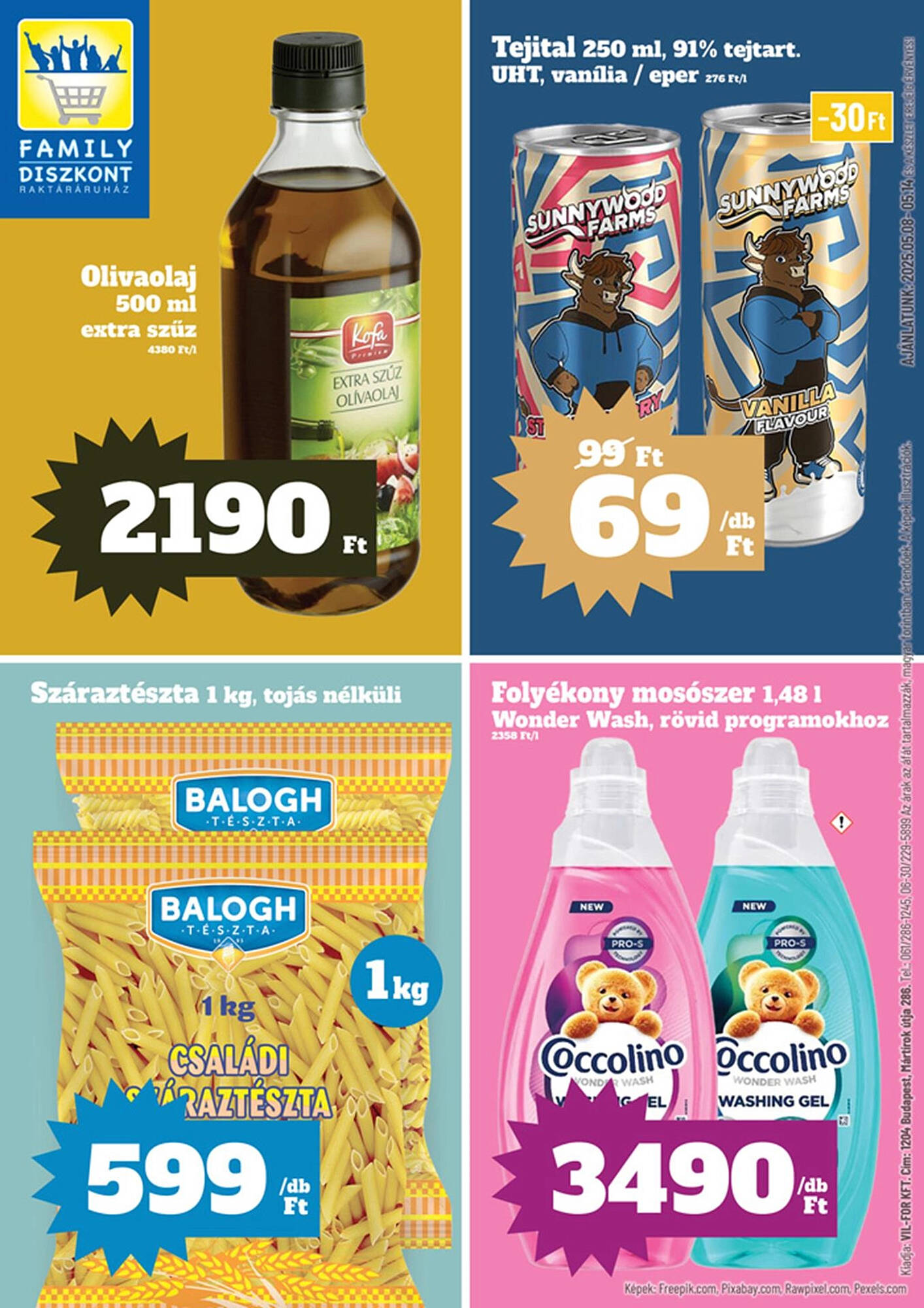 Family Diszkont akciós újság hét 19 Oldal 1