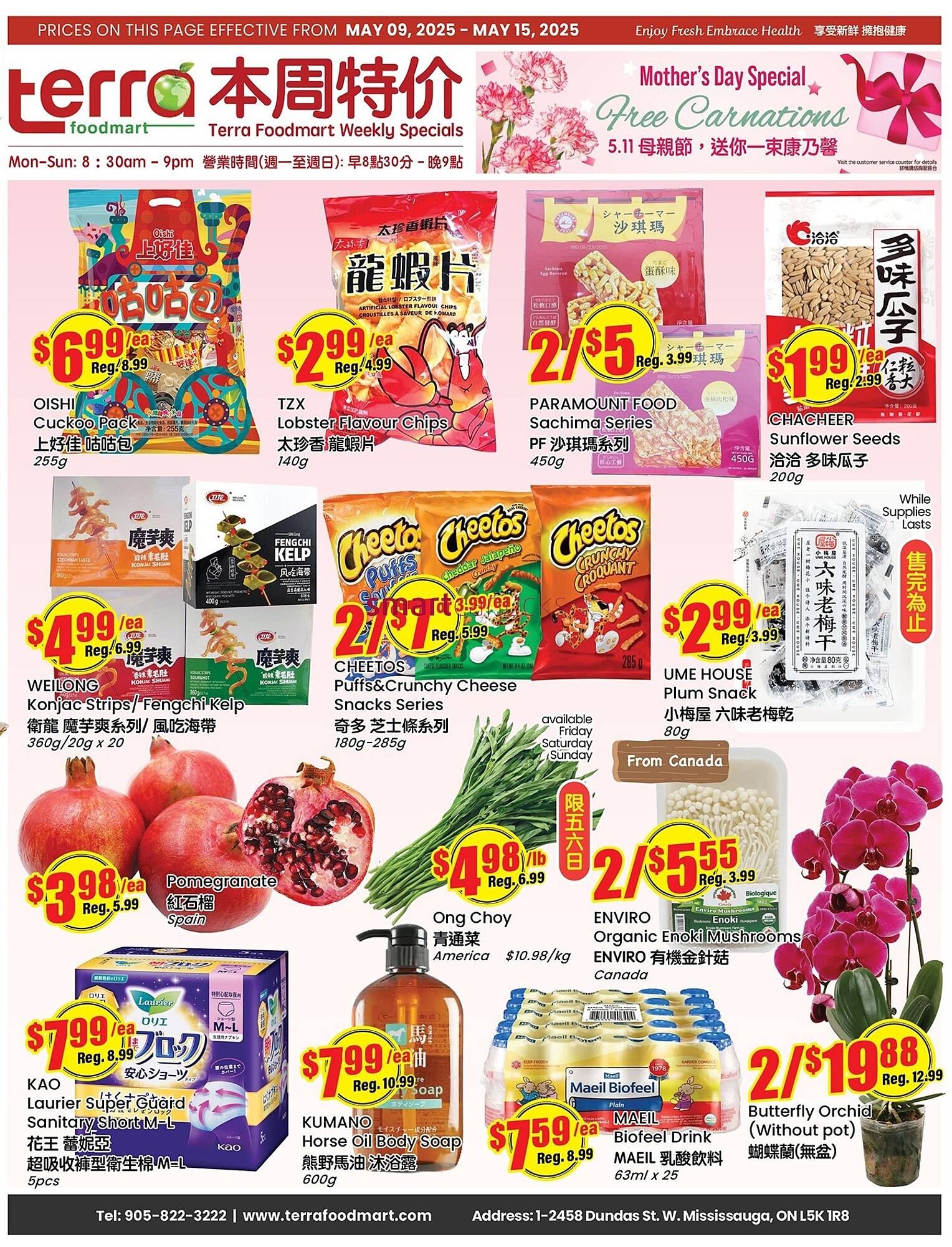 Terra Foodmart flyer week 19 Page 1