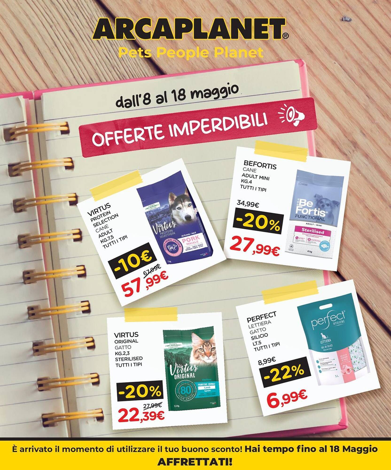 Volantino Arcaplanet Pagina 1