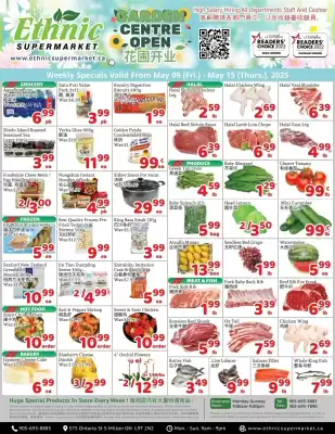 Ethnic Supermarket flyer (valid until 15-05)