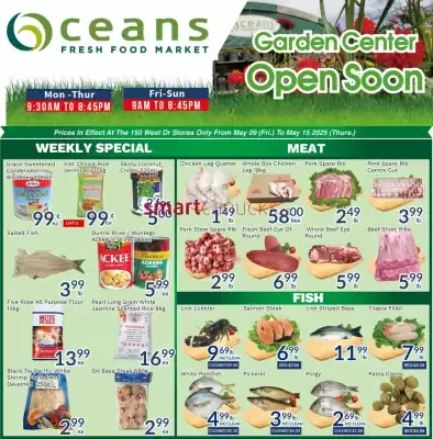 Oceans Fresh Food Market flyer (valid until 15-05)