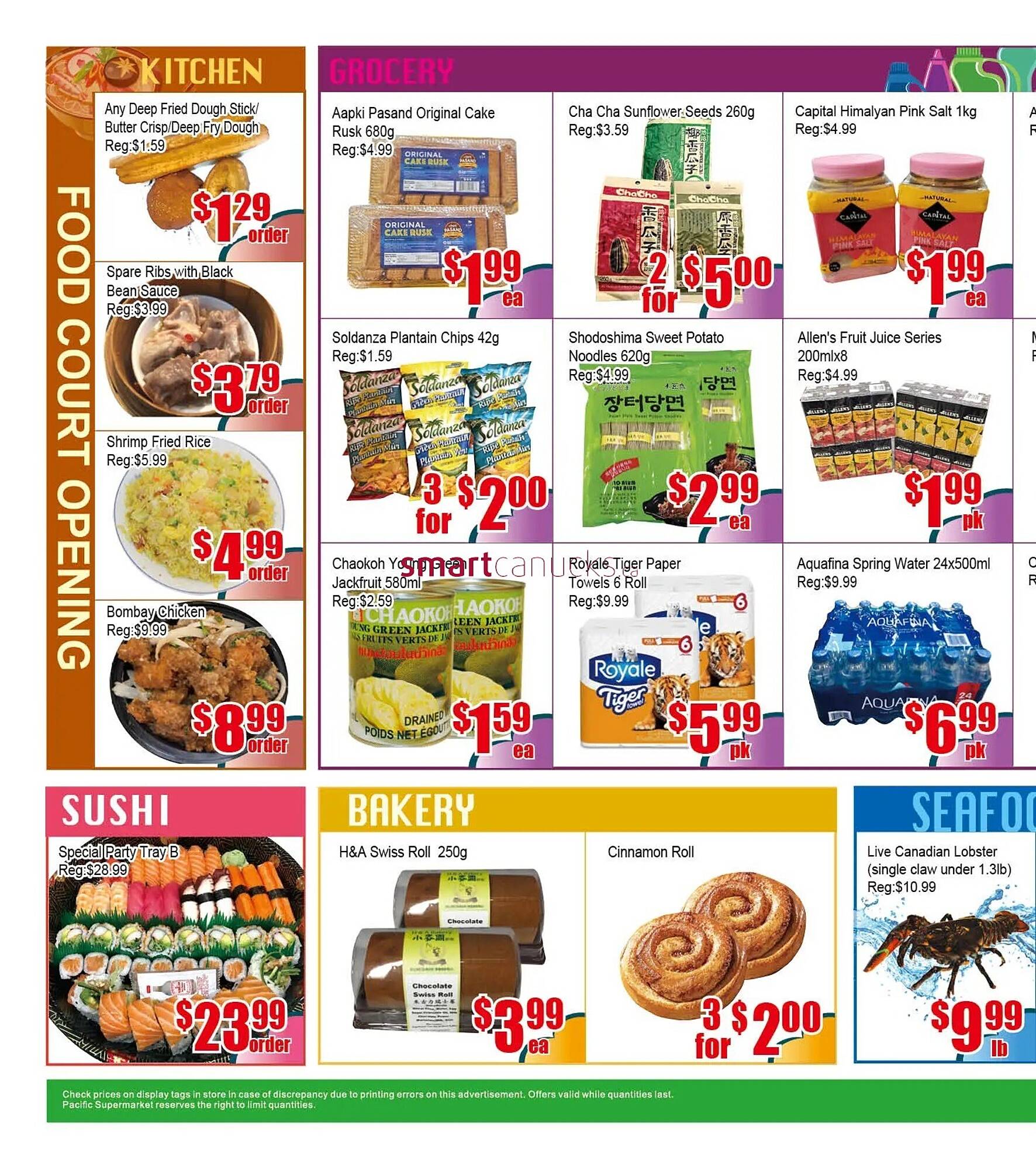 New Pacific Supermarket flyer Page 2